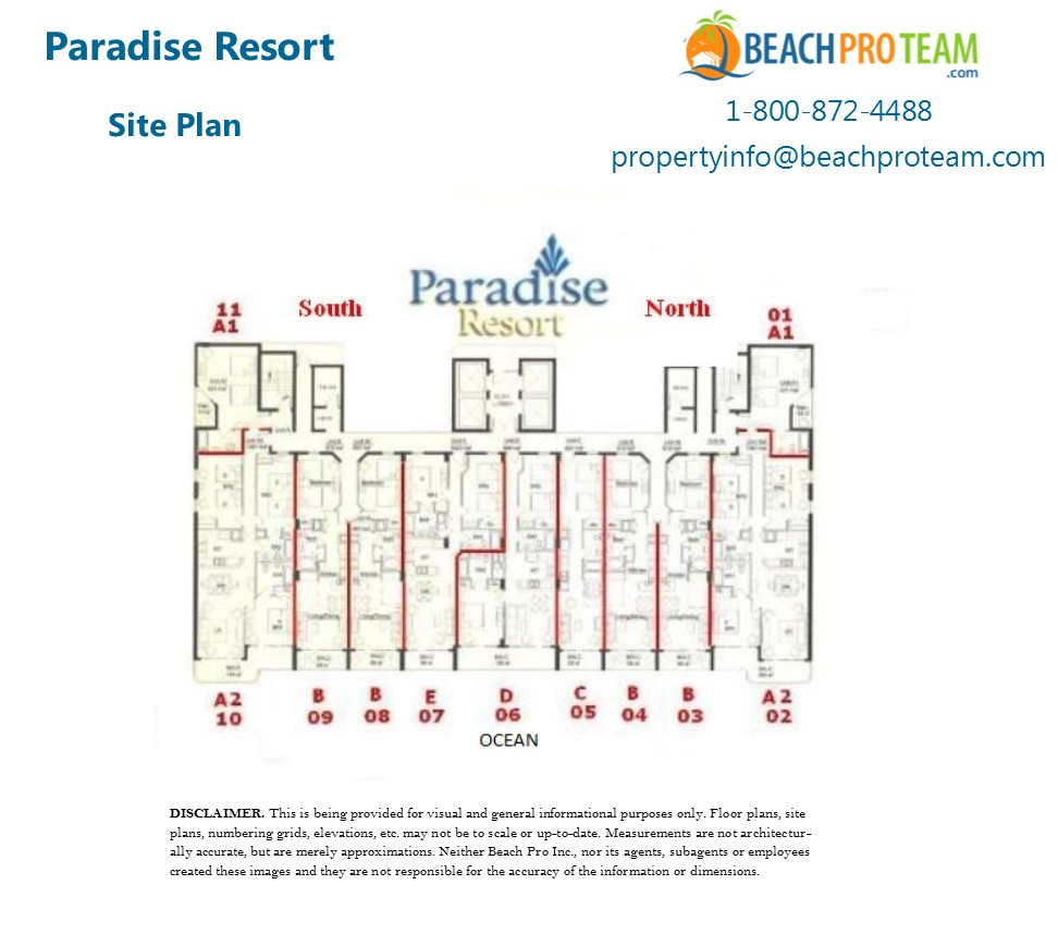 Paradise Resort Site Plan